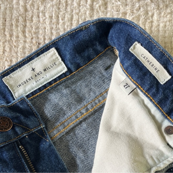 Imogene + Willie Catherine Indigo Selvage Jeans Trouser Leg | 26P Short/Ankle - Picture 7 of 15